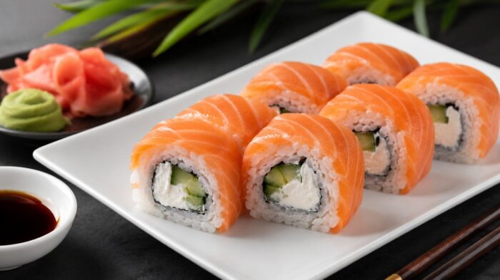 вкусные суши и роллы
